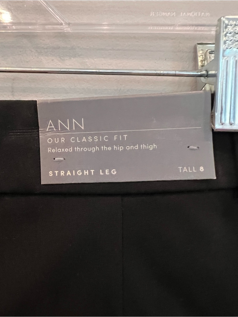 Ann taylor Classic Black Dress Pants TALL new with tags - Picture 4 of 6